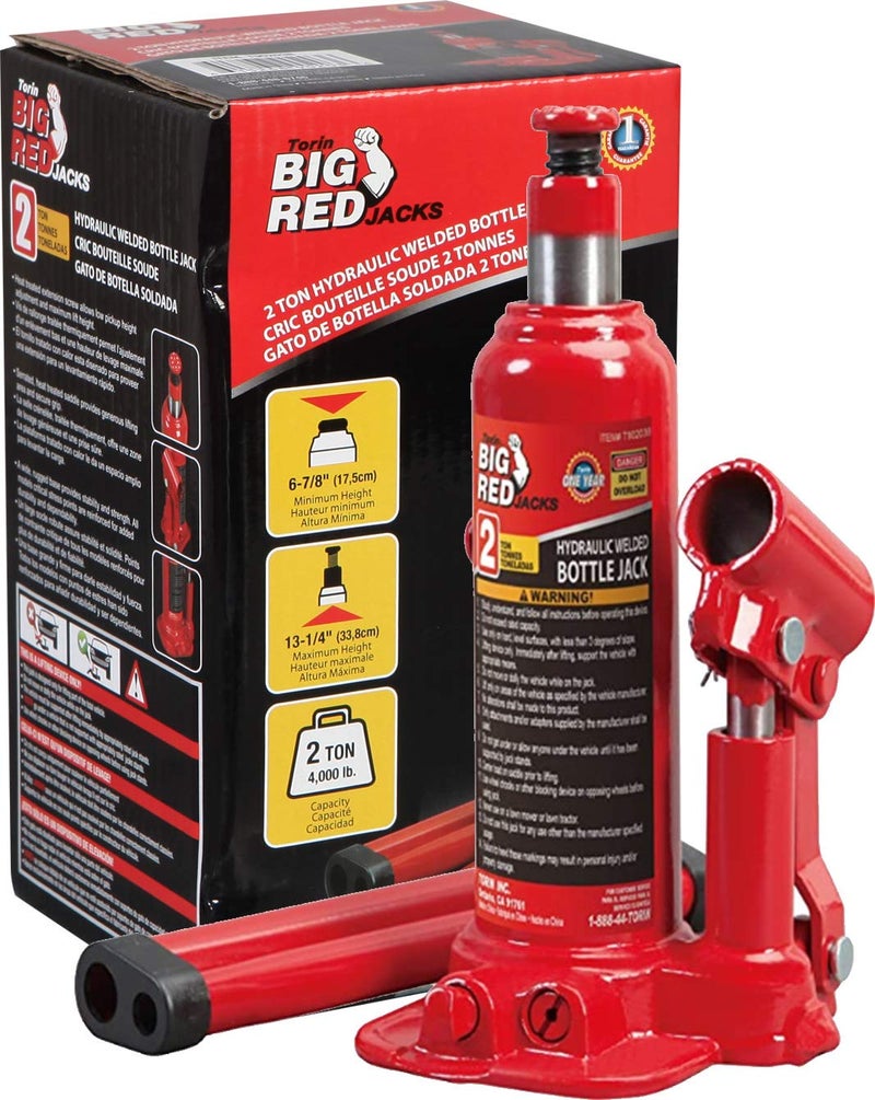 BIG RED جاك هيدروليكي ملحوم بسعة 2 طن (4,000 رطل) - BIG RED، TAM90203B - Image 1